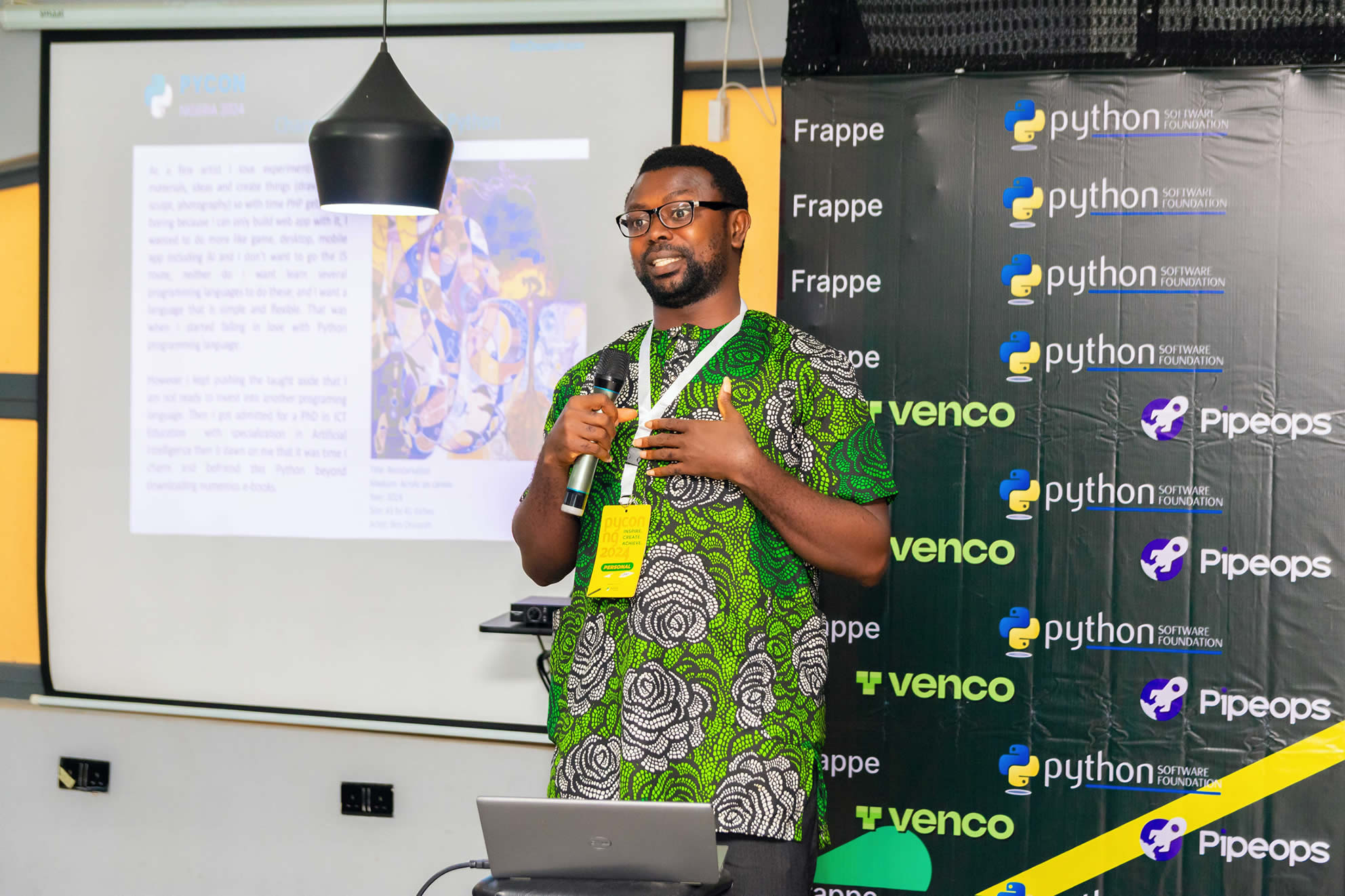 Dr Ben Onuorah Pycon Nigeria